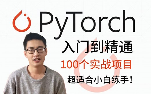 PyTorch入门到精通！整整100个练手项目合集，B站最通俗易懂的深度学习pytorch实战教程，绝对适合所有新手小白！-PyTorch/PyTorch安装
