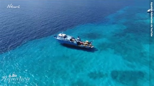 Aquatica Submarine's Blue Hole expedition