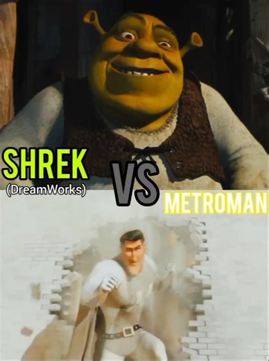 Shrek vs Metroman #dreamworks #shrek #megamind #edit #humor