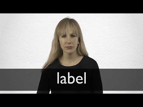 How to pronounce LABEL in British English