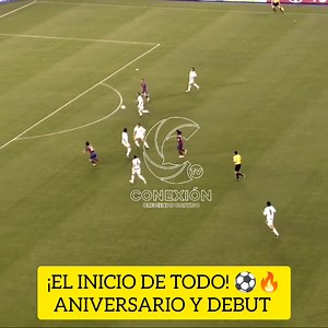 ¡EL INICIO DE TODO! 🥹 📌 Un día como hoy pero de 2004, Lionel Messi entraba de cambio ante el Espanyol y hacía su debut oficial con el FC Barcelona. ✅ El resto es historia... 🐐🏆 #messi || #lionelmessi || #lionelmessifans || #barcelona #debut || #aniversario || #historiamundial | Conexión TV