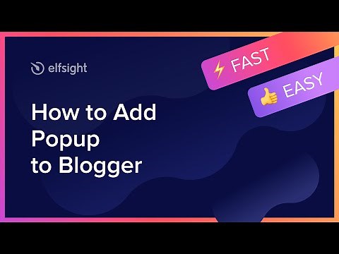 How to Add Popup to Blogger