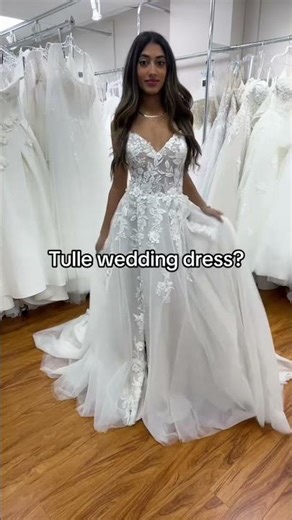 Tulle wedding dress? 💫