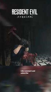 Leon and Head zombies fight resident evil requiem #gaming #residentevilrequiem #shortsfeed #shorts