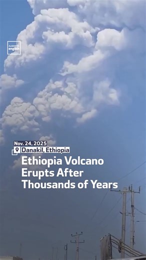 54K views · 1K reactions |  Un volcan est entré en éruption alors...