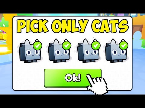 I Beat Pet Simulator 99 Using ONLY CATS
