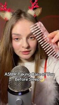 ASMR Taking care or you before sleep✨🩷 #asmr #tingles