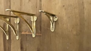 Unlacquered Brass Polished Arched Shelf Brackets | Heavy Solid Cast Brass Kitchen Book Wall Antique Victorian Style | Lowest Price Worldwide - Etsy