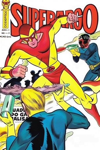 SUPERARGO #2 ( 1967 - Editora GEP - Super herói brasileiro )
