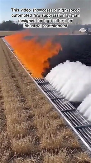 Instant Extinction: High-Pressure Fire Suppression System #FireSuppression #Safety #Engineering