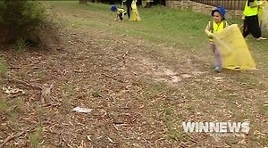 3, 4 and 5 year olds got their hands dirty, as they took part in Clean Up Australia Day. Early Learning Centre educators say it's crucial to get kids to help out, and learn the importance of leaving nothing behind and keeping our Nation clean. | WIN News Canberra