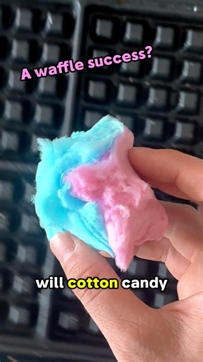 Will cotton candy waffle?