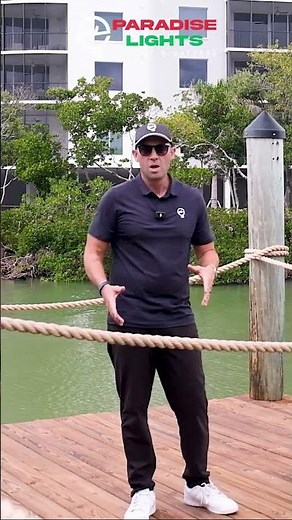 HOW TO INSTALL DOCK LIGHTING WITH A PADDLE BOARD