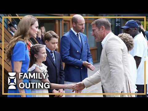 George and Charlotte Join Mum and Dad at Wimbledon