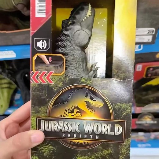 Jurassic World Rebirth Toy T-Rex! New Mattel Sound Surge figure via @JurassicPanama
