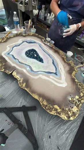 Building Geode Resin Art From Scratch | Epoxy Resin Art