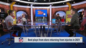 🗣 COMEBACK SZN GMFB shows off the TOP 10 plays from stars returning from injuries in 2021 ⭐️ | NFL Network