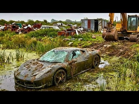 From Submerged to Sublime | Full Restoration of a $300,000 Ferrari 458 Spider