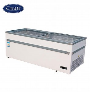 [Hot Item] Convenience Store Ice Cream Display Cabinet Supermarket Meat Fish Seafood Freezer Grocery Store Display Cooler