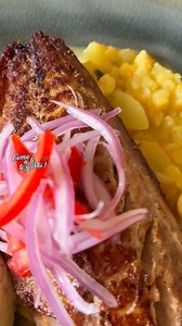 Pescado frito con Ajiaco de Papa | Como a ti te gusta