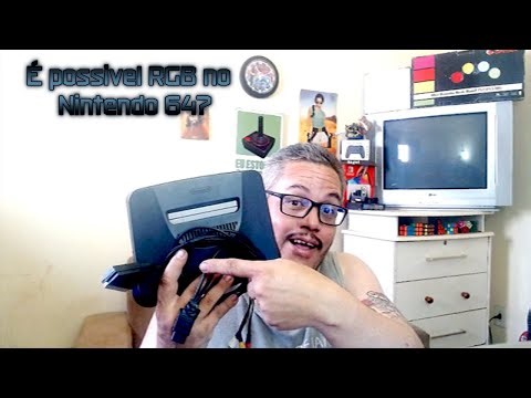 Quando eu fiz mod RGB no meu Nintendo 64