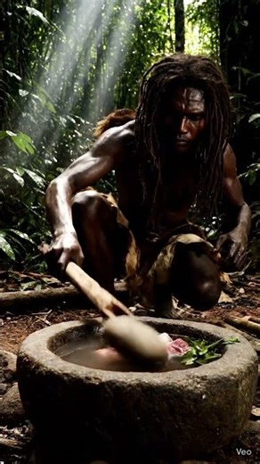 stone cooking #survival #shorts