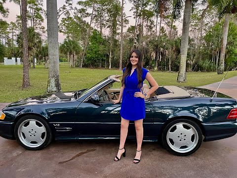 2000 Mercedes-Benz SL600 Sport, great colors, for sale at www.AutoHausNaples.com 239-263-8500