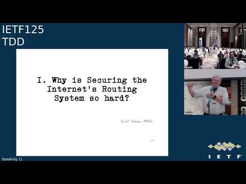 IETF 125: Technology Deep Dive (TDD) 2026-03-18 06:00