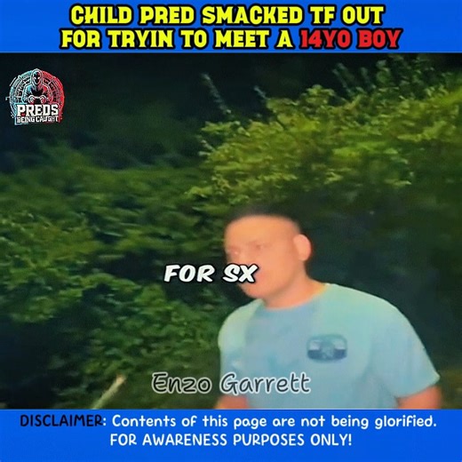 Child pred smacked tf out for tryin to meet a 14yo | Enzo Garrett