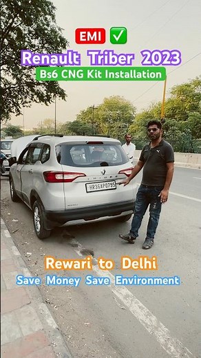 Renault Triber 2023 Bs6 CNG Kit Installation #cng_doctor #renault #triber #cng #car #automobile