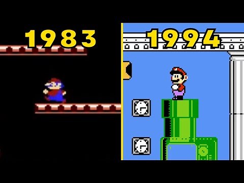 Evolution of NES Mario Games 1983-1994