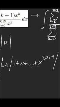 U-subbing a Summation???
