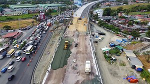 Jan, 27, 2026 1100h update po tayo sa ginagawang project na CALAX dito sa area ng Kawit Cavite unti unti na po umuusad.The Cavite–Laguna Expressway (CALAX[2][3][4] or CALAEX), signed as E3 of the Philippine expressway network,[a] is a partially operational controlled-access toll expressway in the provinces of Cavite and Laguna, Philippines. The construction of the 44.63-kilometer-long (27.73 mi) expressway, which began in June 2017, costs an estimated ₱35.43 billion.[5] Once completed, it will c