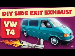 How To Build A Custom Side Exit Exhaust For £0 (VW T4 Hack)