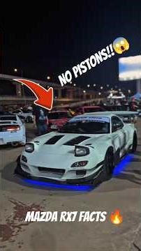This Car Has NO Pistons 😯 Mazda RX-7 Facts 🔥