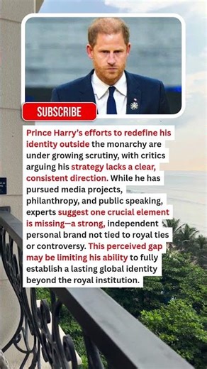 JUST IN: Prince Harry Struggles to Redefine Royal Identity—Experts Say One Key Element Is Missing