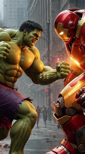 Hulk vs HulkBuster - Fight Scene - Avengers Age of Ultron (2015)