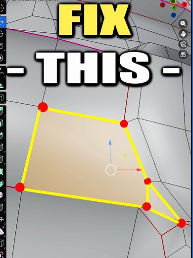 Blender N-Gon & Tri Fix Tutorial