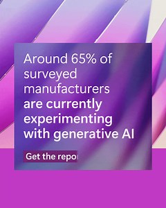 ⚙️ Manufacturers are implementing AI-powered solutions to gain a competitive advantage. Discover how they are approaching AI adoption in our new report from MIT Technology Review Insights. Download it now: https://msft.it/6185YBfH5 | Microsoft Cloud