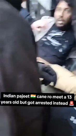 Crimes in Europe on Instagram: "Indian pajeet came ro meet a 13 year old girl but got arrested instead 🇬🇧🚨 #unitedstates #america"