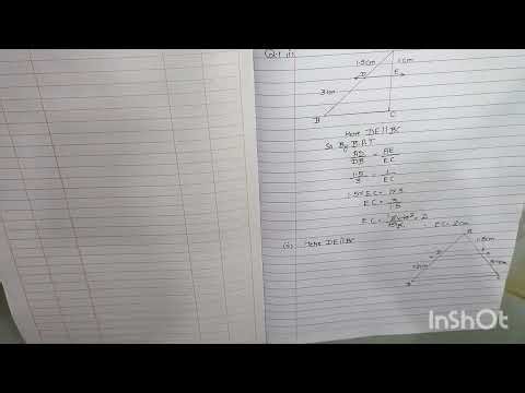 Class - 10 Ex - 6.2, Q-1 (Triangles) || NEW NCERT PSEB and CBSE ||