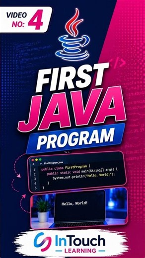 🔥 First Java Program for Beginners | Hello World Explained in Tamil#intouchlearning #explorepage