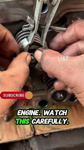 Valve Spring Lock Fitting — Watch This Carefully!
