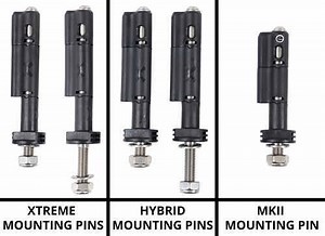 Mounting Pins for Maxtrax MKII and Xtreme Recovery Boards - 1-9/16" Long Bolt - Qty 4 Maxtrax Access