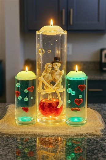 Easy Halloween Wedding table decoration I made a very easy and fun Halloween Wedding table decoration. I hope this inspires you to make your own. | Cirqnamics