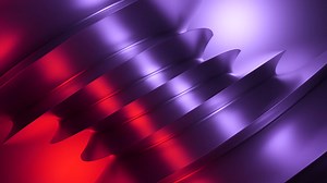 Abstract 3D Geometric Design with Purple and Red Gradient | Free Stock Video Footage