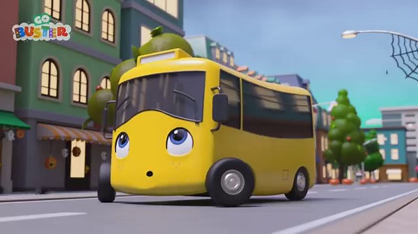 Spooky Slimy Halloween Song 🎃👻 Boo With Buster | Go Buster - Bus Cartoons & Kids Stories