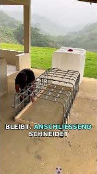 Aus altem Wassertank wird ein perfekter Hühnerstall