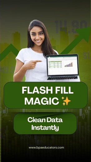 Excel Data Cleaning Trick | Separate Name & Department in 2 Steps 😎