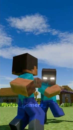 Herobrine VS Steve || #minecraft #animation #shorts